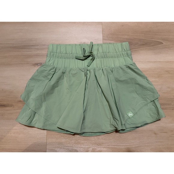 JoyLab Pants - JoyLab Women's High Rise Flowy Skort With Shorts Size Small Green